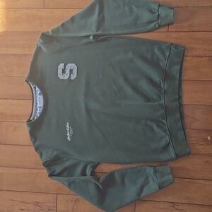 Cactus Boys Dark Green Crewneck Sweater Size 13-14